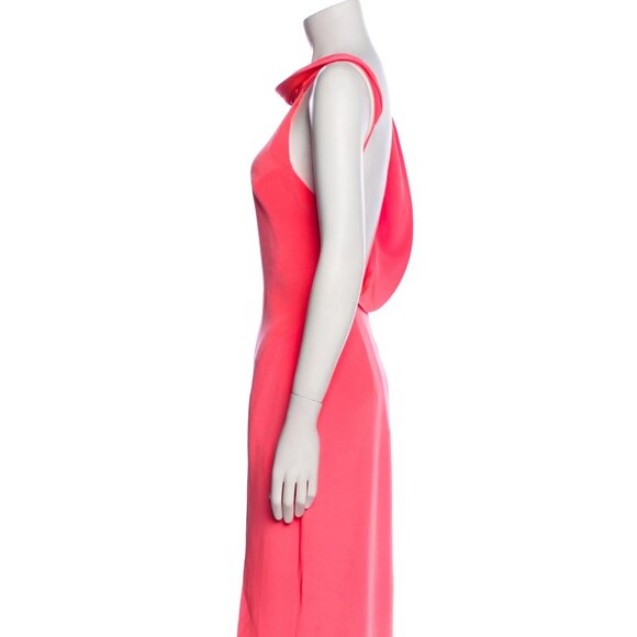 Sz 8 Cushnie et Ochs Pink Anna Open Back Silk Mini Dress - Picture 5 of 15